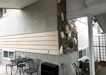 Stucco after before siding over brick hardie can doors windows imagination visualize curb appeal hello everyone